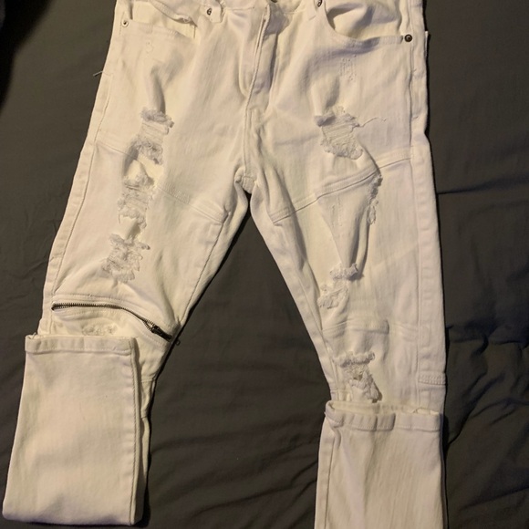 Rue21 Other - Rue21 White Distressed Men's Skinny Jeans